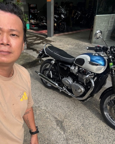 [T5/2026] Triumph Bonneville T120 Aegean Blue/ Fusion White 2020 đk 2021